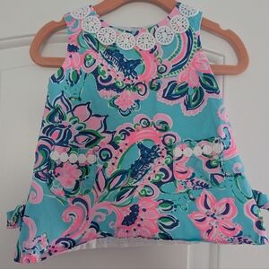Lily Pulitzer 3-6 Months Dress And Diaper Cover